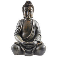 BUDDHA  - Braun, Basics, Kunststoff (26/32/50cm) - Boltze Home