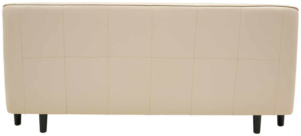 ČALOUNĚNÁ POSTEL, 180/200 cm, béžová - černá/béžová, Moderní, kov/dřevo (180/200cm) - Livetastic