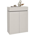 SCHUHSCHRANK  in 90/121/40 cm  - Kaschmir/Schwarz, Design, Holzwerkstoff/Kunststoff (90/121/40cm) - Voleo