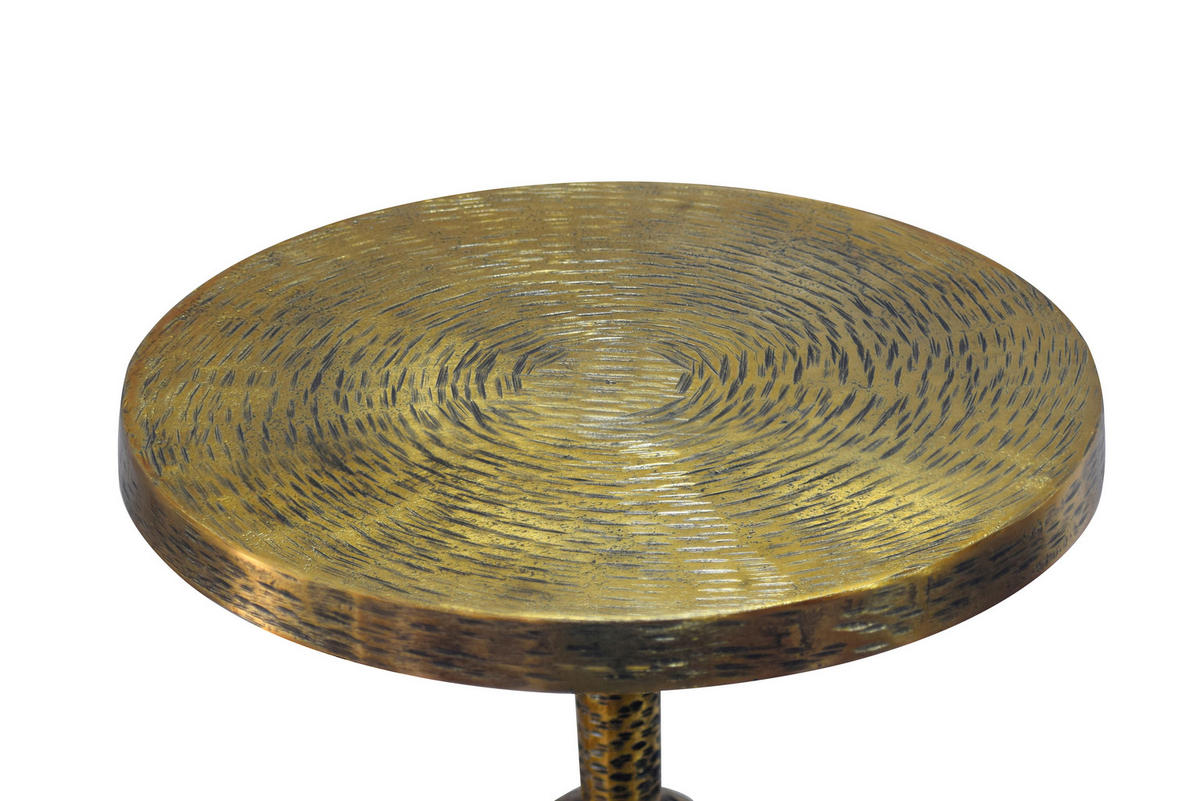 Masă Auxiliară din metal, 30/30/56 cm - auriu, Design, metal (30/30/56cm) - Livetastic