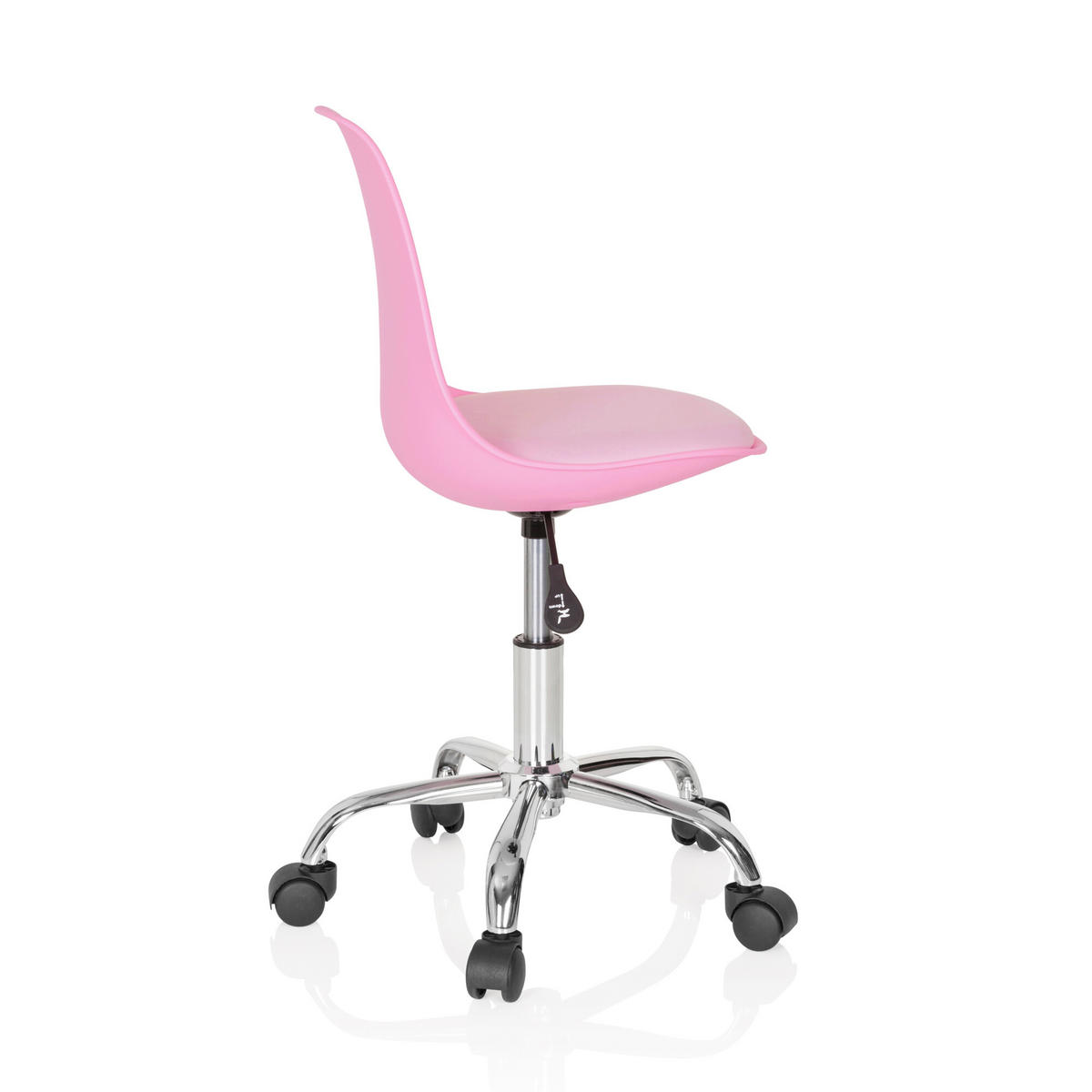 OTOČNÁ ŽIDLE PRO MLÁDEŽ, pink - pink, Basics, textil/plast (40/72-82/44cm) - MID.YOU