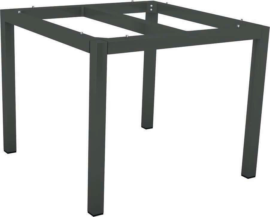 TISCHGESTELL 90/90/73 cm  Metall Anthrazit  - Anthrazit, Design, Metall (90/90/73cm) - Stern