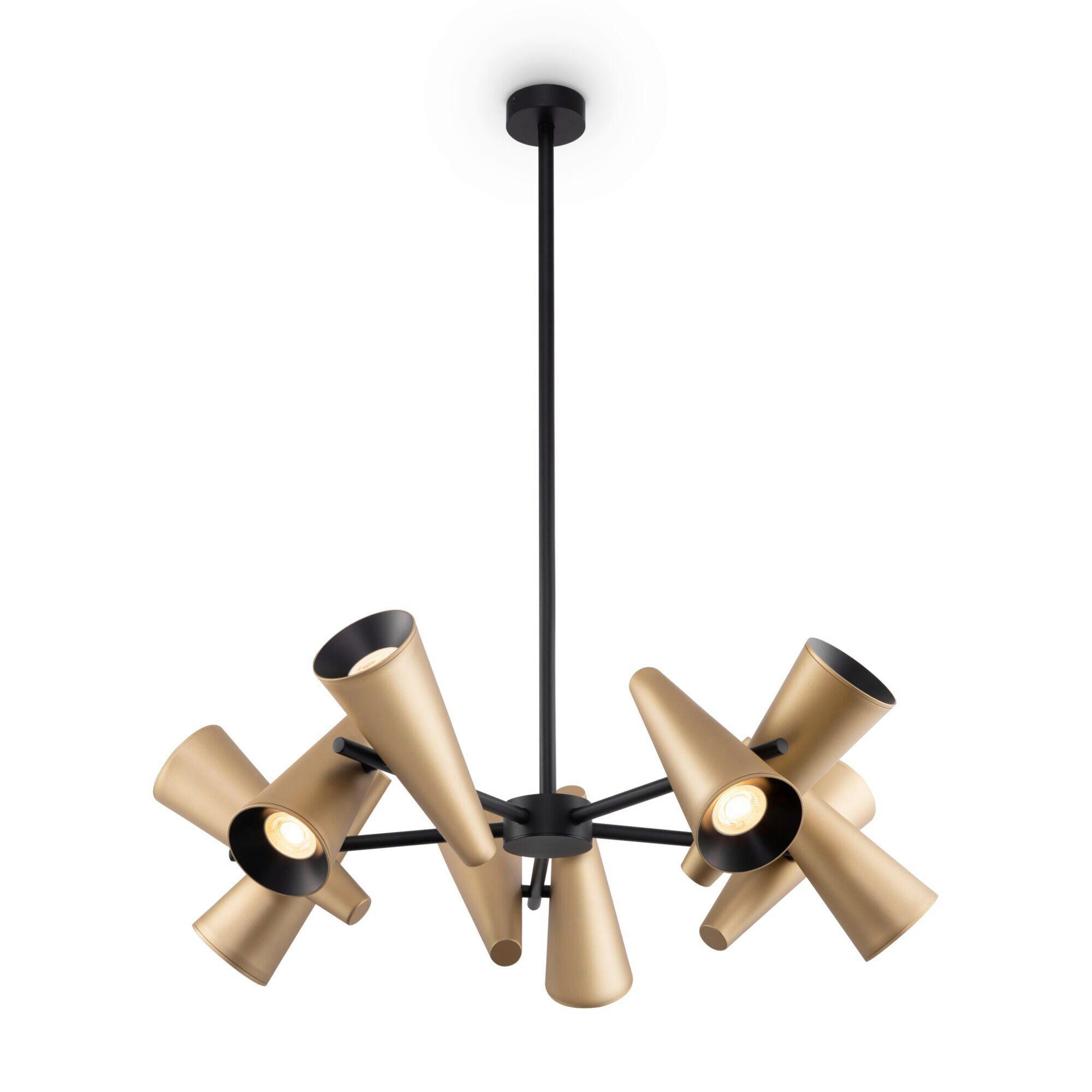 PENDELLAMPA Modern 69/85,6 cm  - mässingsfärgad, Trend, metall (69/85,6cm) - MAYTONI