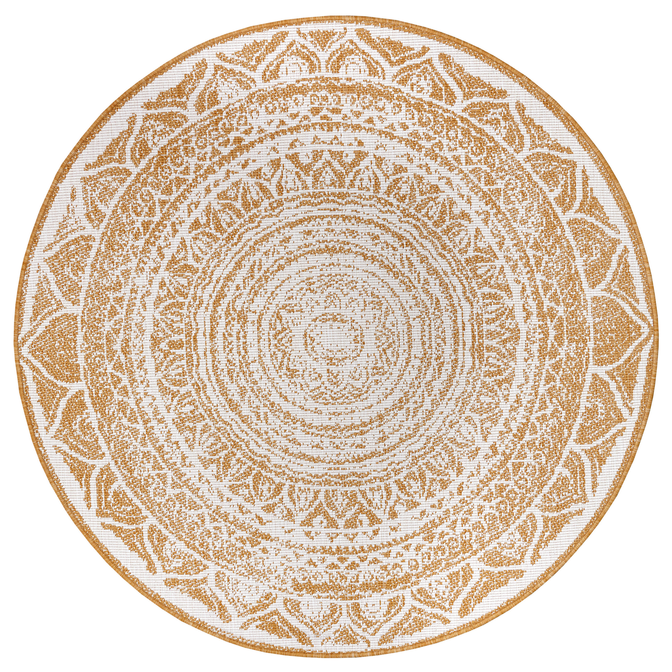 OUTDOORTEPPICH 200 cm Twin Supreme Creme, Honig  - Creme/Honig, Basics, Kunststoff (200cm) - Novel