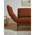 ECKSOFA  in Flachgewebe Kupferfarben  255-365/175-224 cm  - Schwarz/Kupferfarben, Design, Textil/Metall (255-365/175-224cm) - Dieter Knoll
