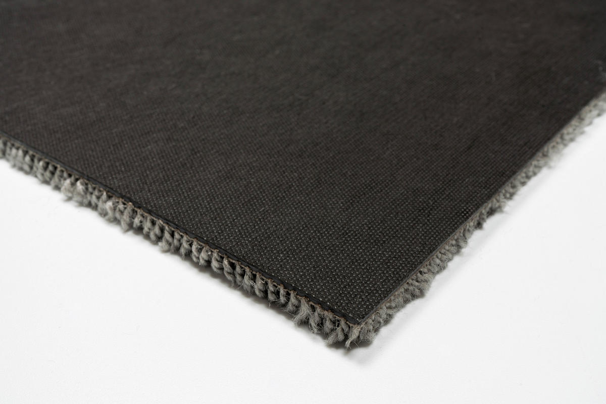 Teppichfliese Carousel 176 50/50 cm  in Dunkelgrau  - Dunkelgrau, Basics, Textil (50/50cm)