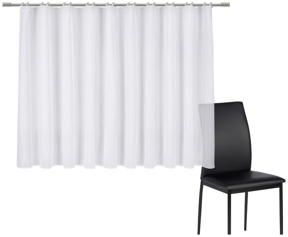 FERTIGSTORE  transparent   300/145 cm  - Weiß, Basics, Textil (300/145cm) - Esposa