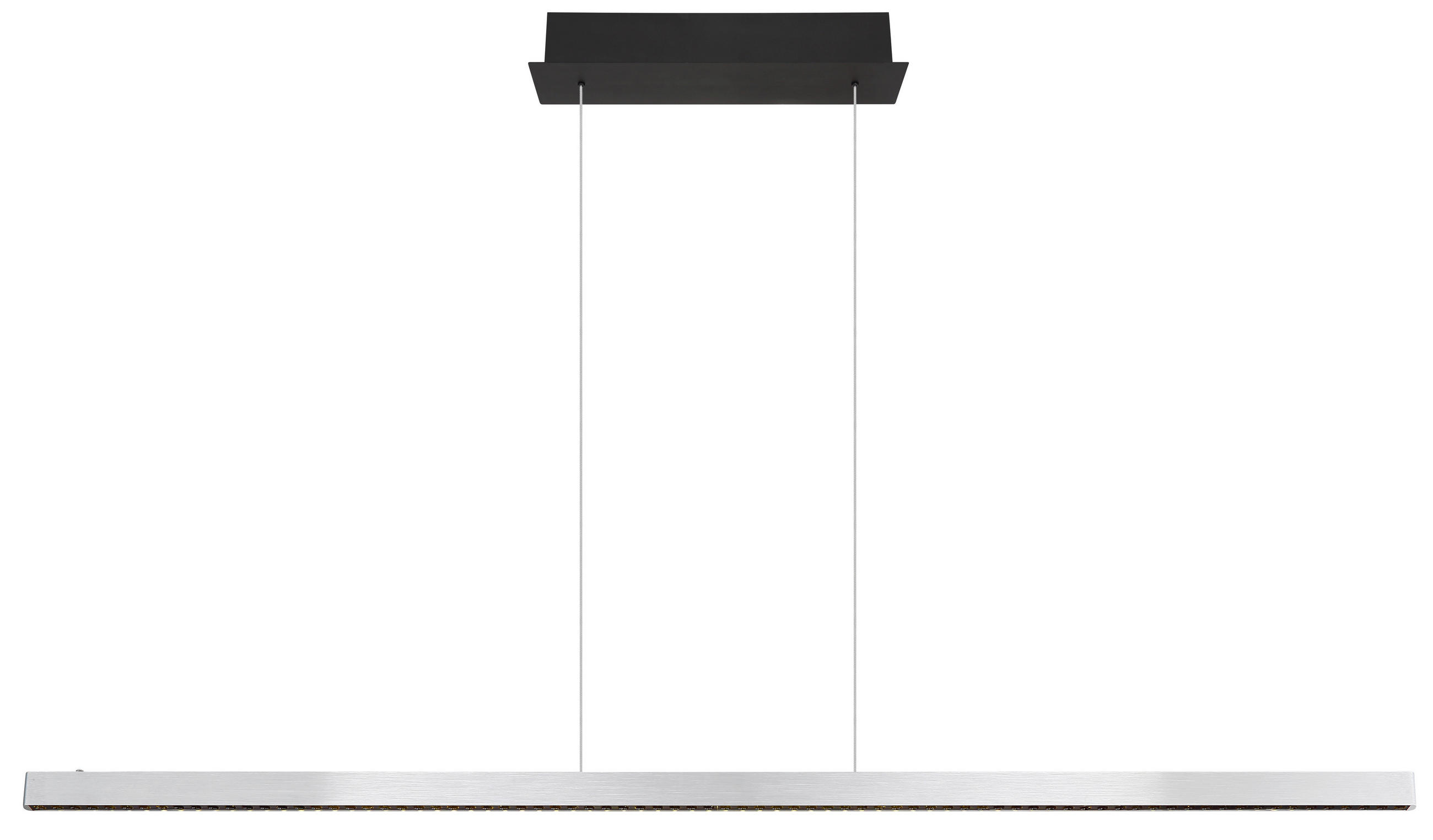 LED-HÄNGELEUCHTE 150/9/120 cm  - Transparent/Schwarz, Design, Kunststoff/Metall (150/9/120cm)