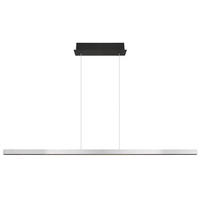 LED-HÄNGELEUCHTE 150/9/120 cm    - Transparent/Schwarz, Design, Kunststoff/Metall (150/9/120cm) - Globo