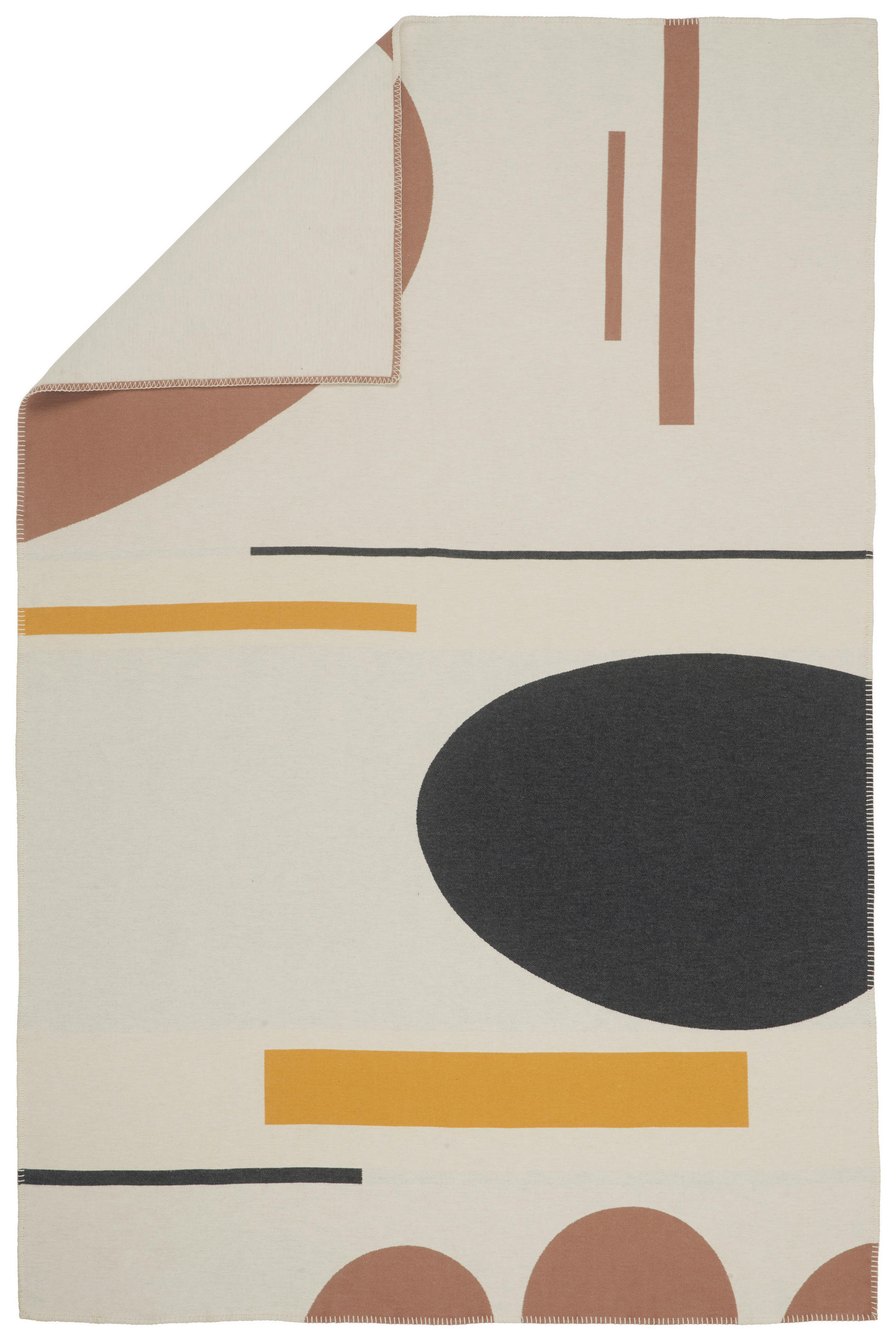 WOHNDECKE 145/220 cm - Anthrazit/Gelb, Design, Textil (145/220cm) - David Fussenegger