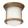 DECKENLEUCHTE Elstead Hadrian 19.6/18.5 cm   - Bronzefarben, KONVENTIONELL, Glas/Metall (19.6/18.5cm) - Elstead Lighting