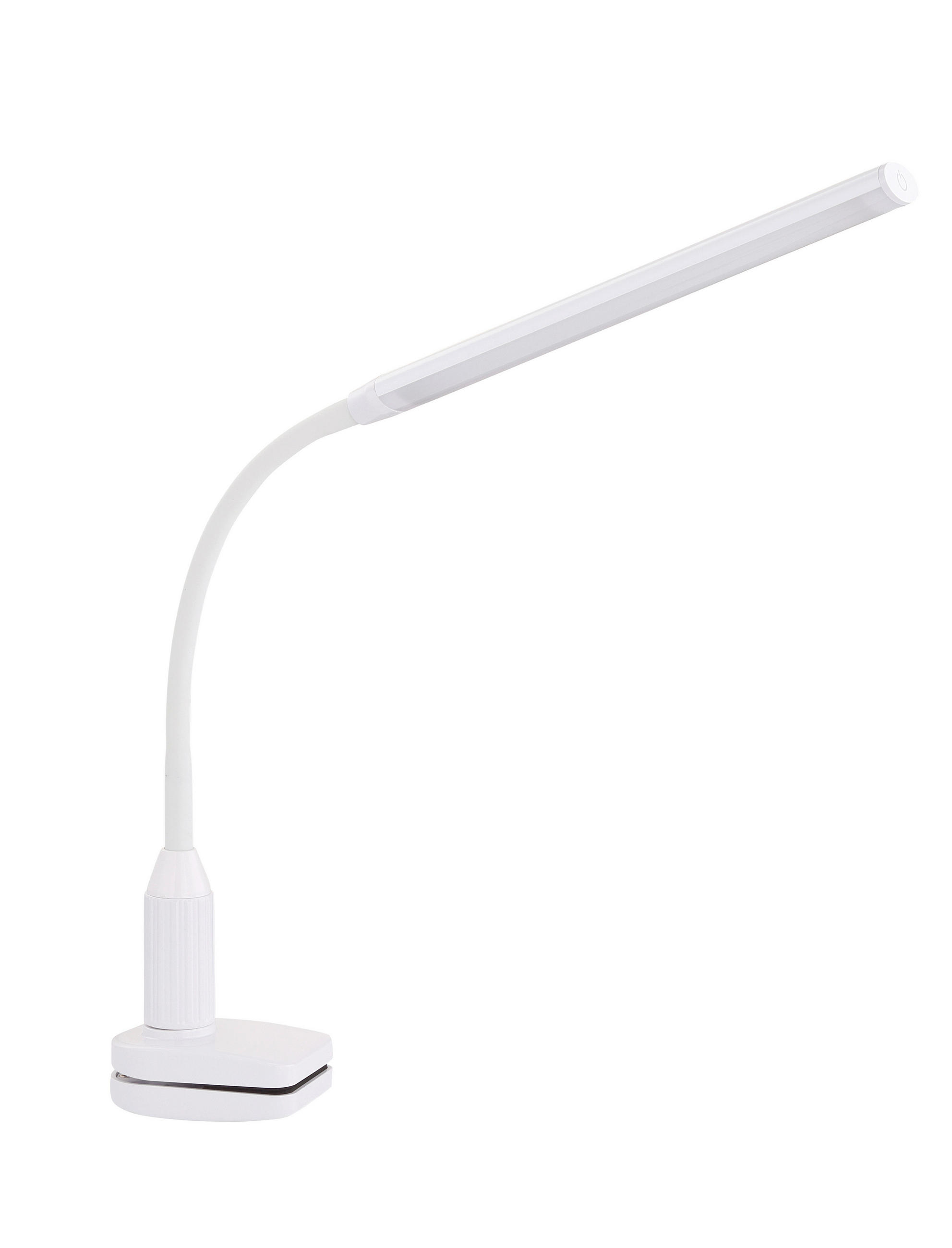 STONA LED LAMPA - bela, Osnovno, plastika (45/27/6,5cm)