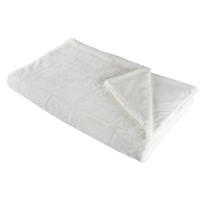 FELLDECKE SENJA 150/200 cm  - Weiß, KONVENTIONELL, Textil (150/200cm) - Dieter Knoll