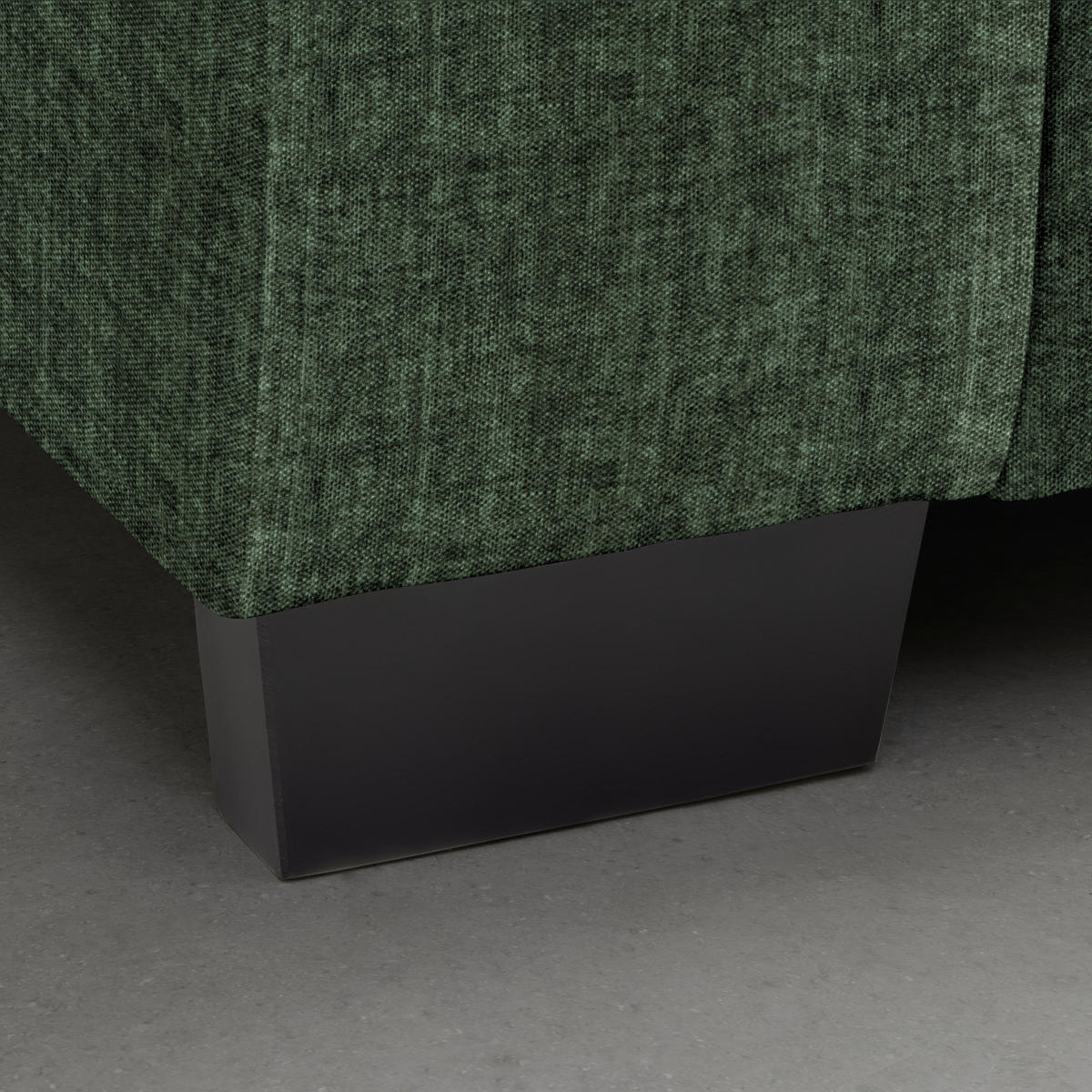 BIG SOFFA i mörkgrön  - svart/mörkgrön, Modern, trä (246/93/124cm) - MID.YOU