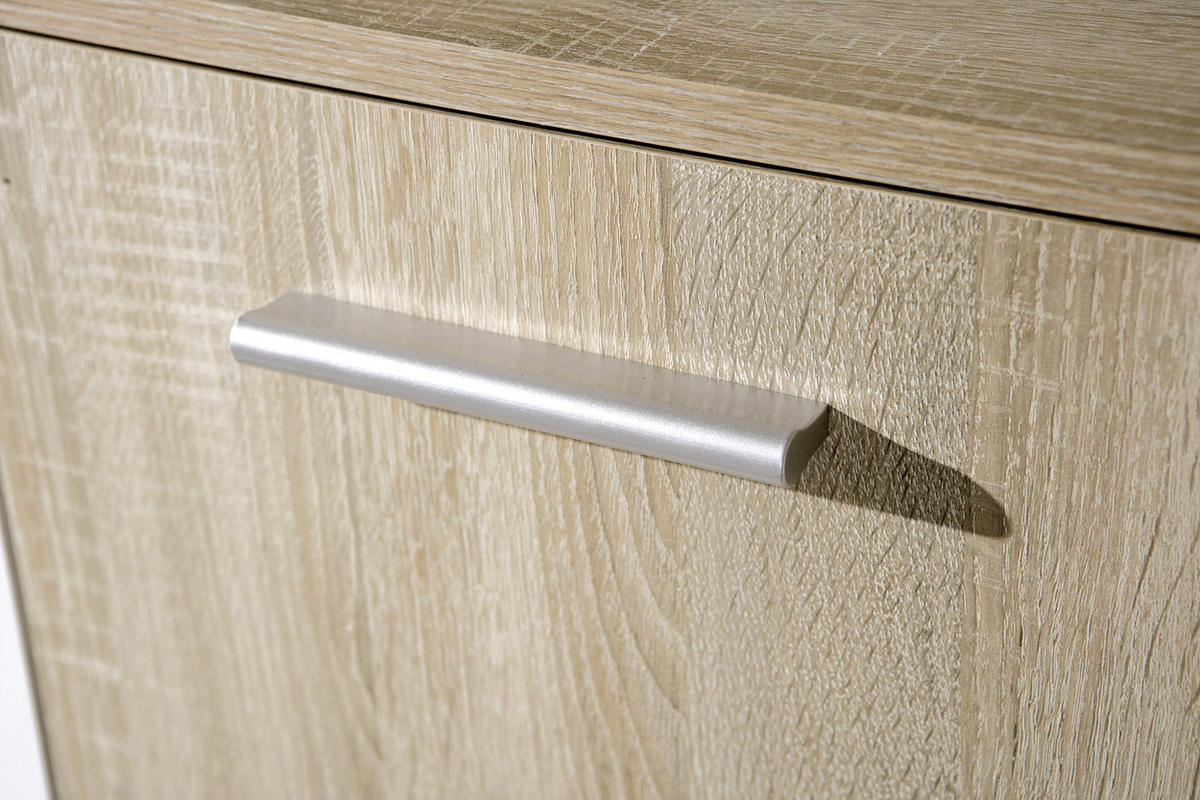 HIGHBOARD  in 77/115/30 cm  - Alufarben/Weiß, Basics, Holzwerkstoff/Kunststoff (77/115/30cm) - MID.YOU