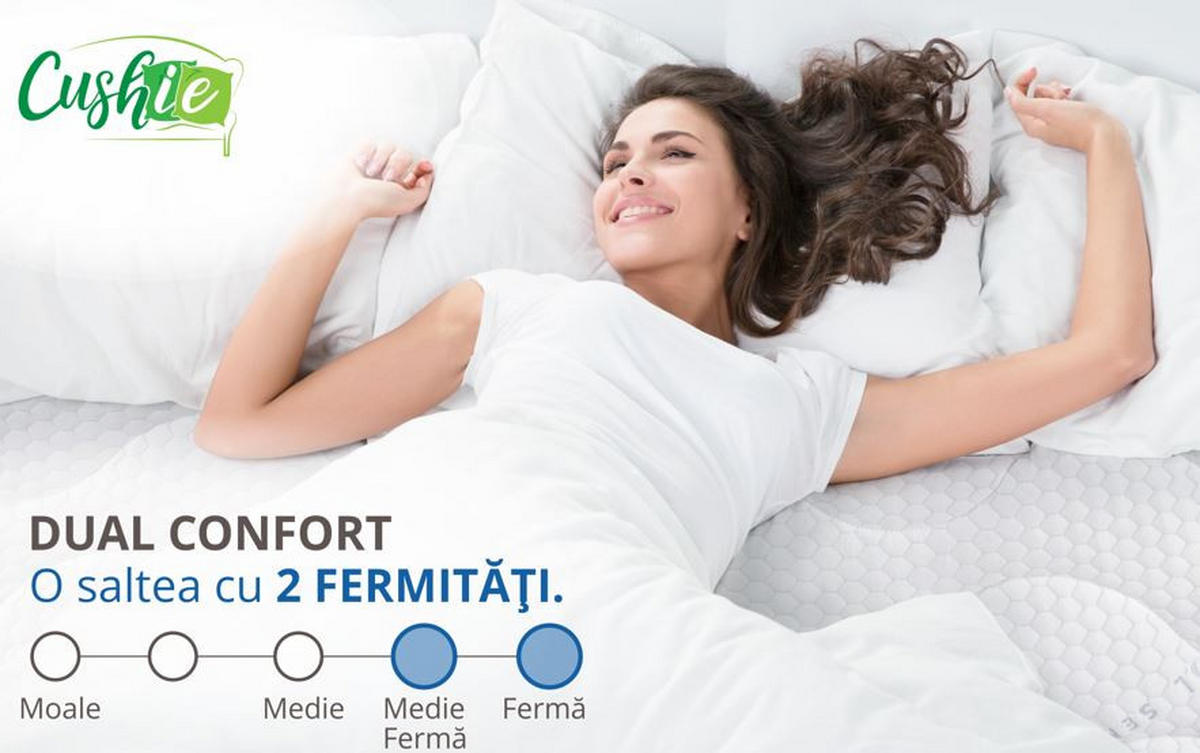 SALTEA 180/200 cm  - albastru/alb, Modern, textil (180/200cm)