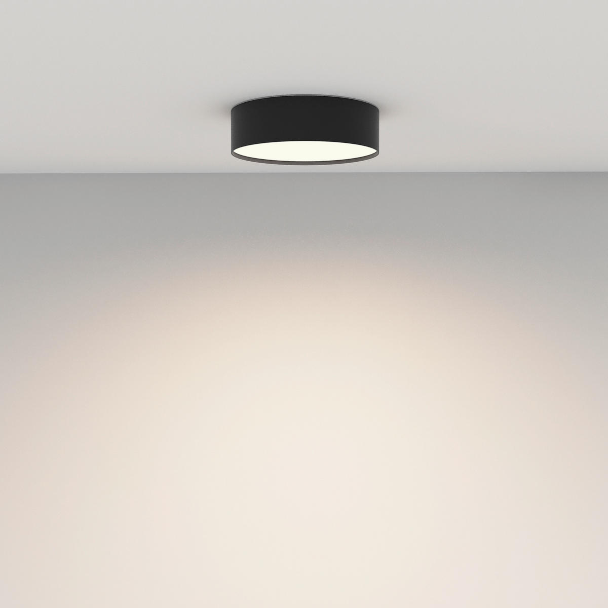 DECKENLEUCHTE Ceiling 22/6 cm  - Schwarz, Design, Metall (22/6cm) - MAYTONI