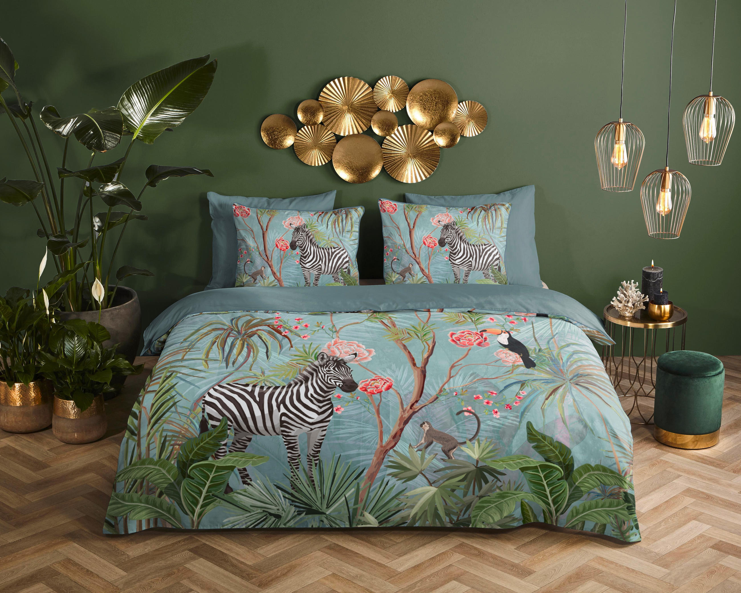 WENDEBETTWÄSCHE Linon, Satin 140/200 cm  - Blau, Basics, Textil (140/200cm)