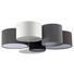 DECKENLEUCHTE - Schwarz/Braun, Design, Textil/Metall (99/28,5cm) DECKENLEUCHTE - Schwarz/Braun, Design, Textil/Metall (99/28,5cm)
