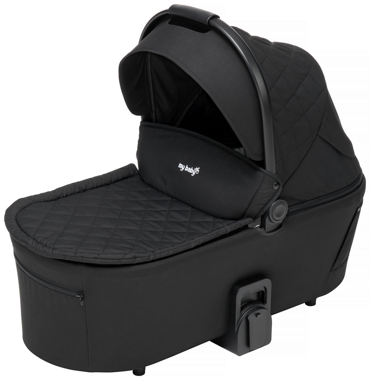 KINDERWAGENSET   schwarz  - Schwarz, Basics, Textil/Metall - My Baby Lou