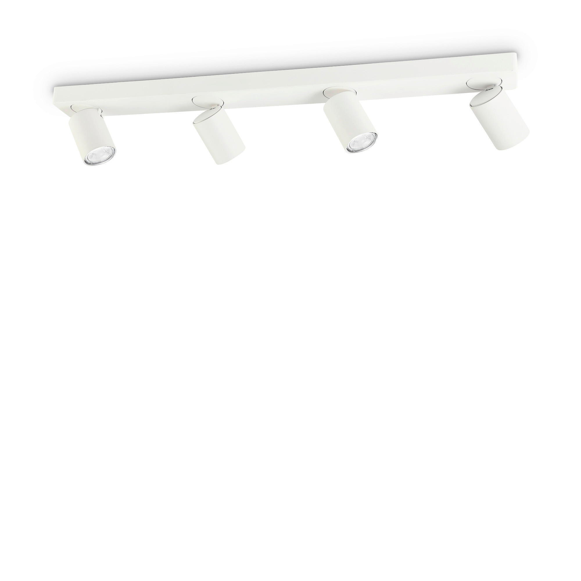 LED-DECKENSTRAHLER  76/9/12,5/12,5 cm    - Weiß, Basics, Metall (76/9/12,5/12,5cm) - Ideal Lux
