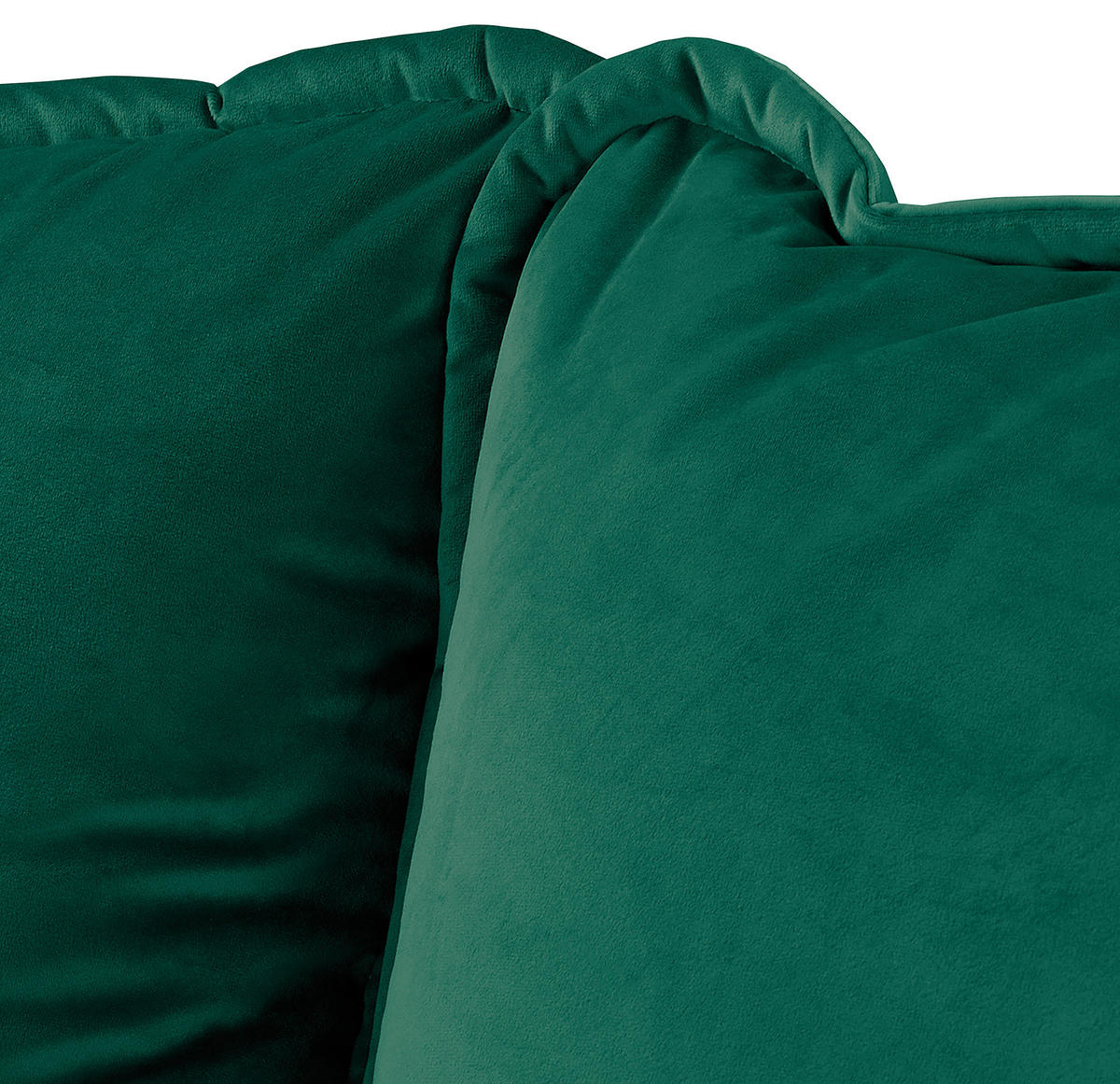 3-SITZER-SOFA Mikrofaser Grün  - Wengefarben/Grün, Design, Holz/Textil (193/86/87cm) - Livetastic