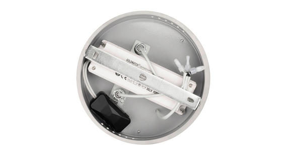 LED-DECKENLEUCHTE Fontana 71/52/9 cm  - Alufarben, Design, Kunststoff/Metall (71/52/9cm) - Novel