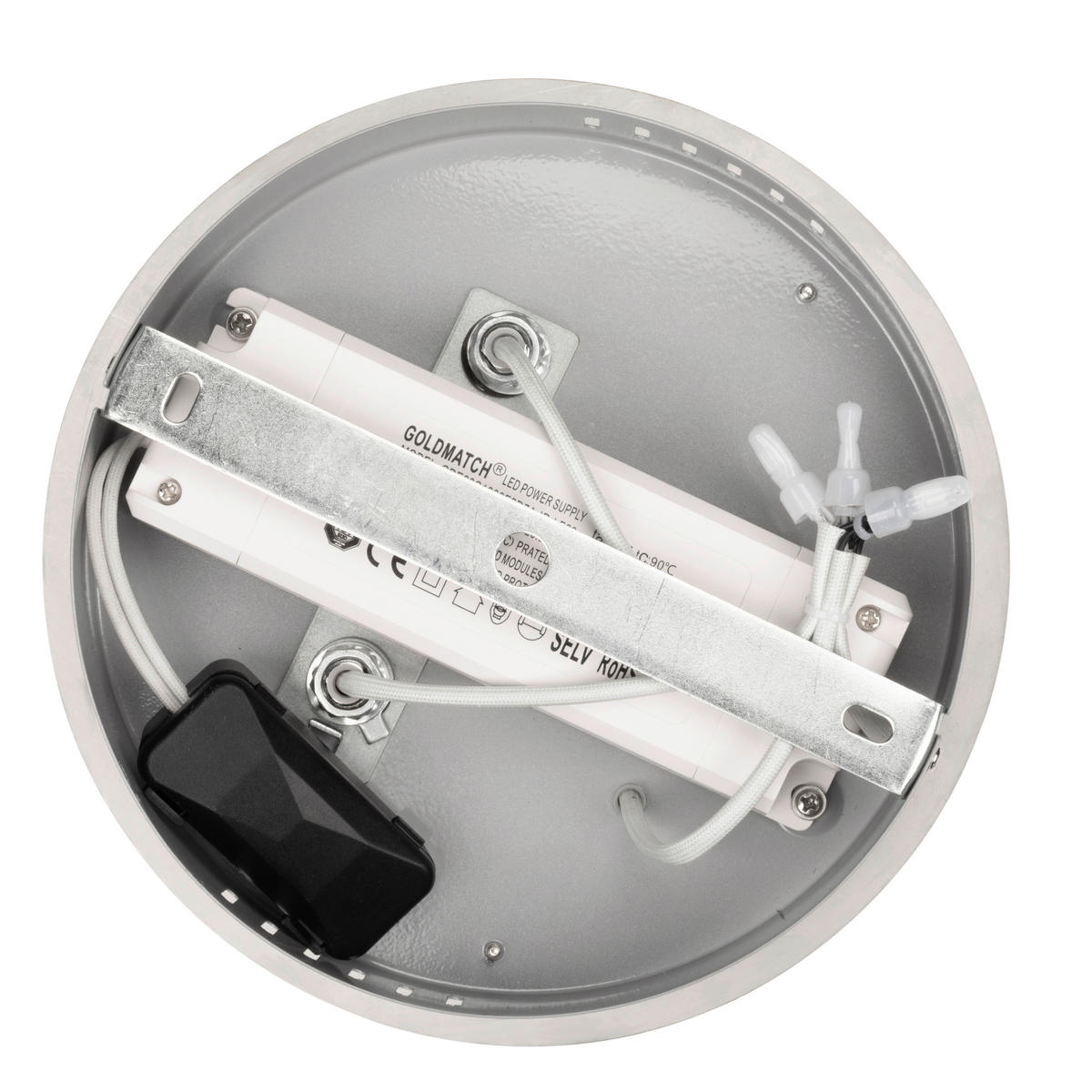 LED-DECKENLEUCHTE Fontana 71/52/9 cm  - Alufarben, Design, Kunststoff/Metall (71/52/9cm) - Novel