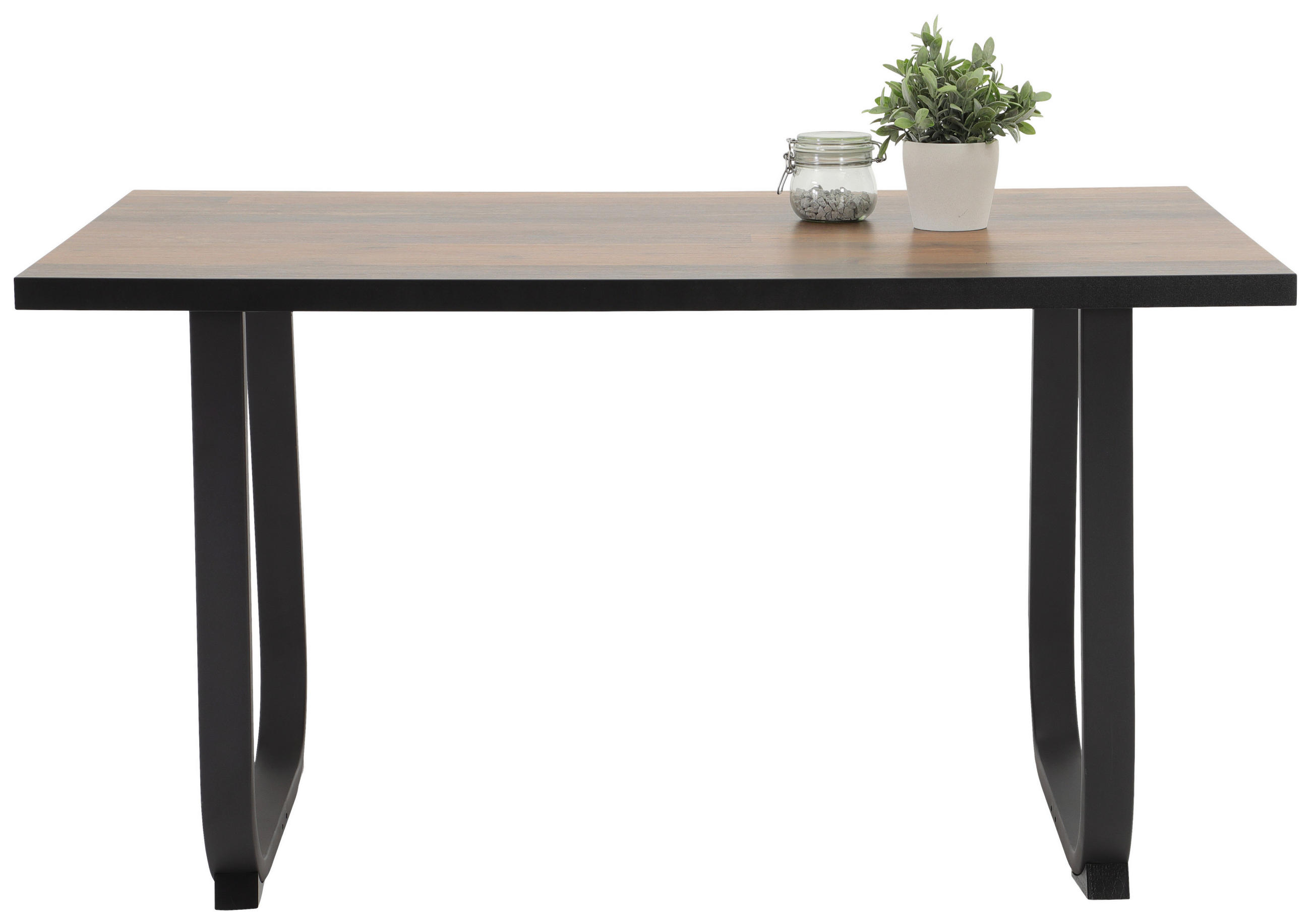 ESSTISCH in Holzwerkstoff 140/90/76 cm  - Anthrazit/Braun, Trend, Holzwerkstoff (140/90/76cm) - Boxxx