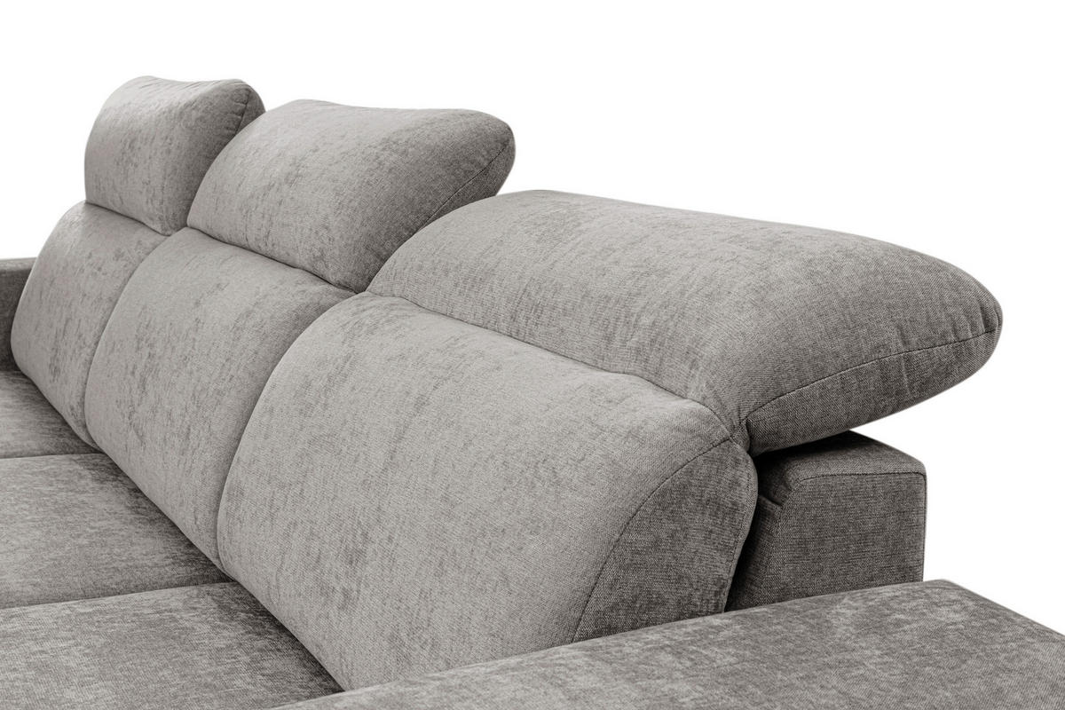 ROHOVÁ SEDAČKA, textil, cappuccino - černá/cappuccino, Basics, kov/textil (191/264cm) - Livetastic