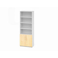AKTENSCHRANK Weiß, Ahornfarben  - Ahornfarben/Weiß, Basics, Holzwerkstoff (80/215,6/41,7cm) - Venda