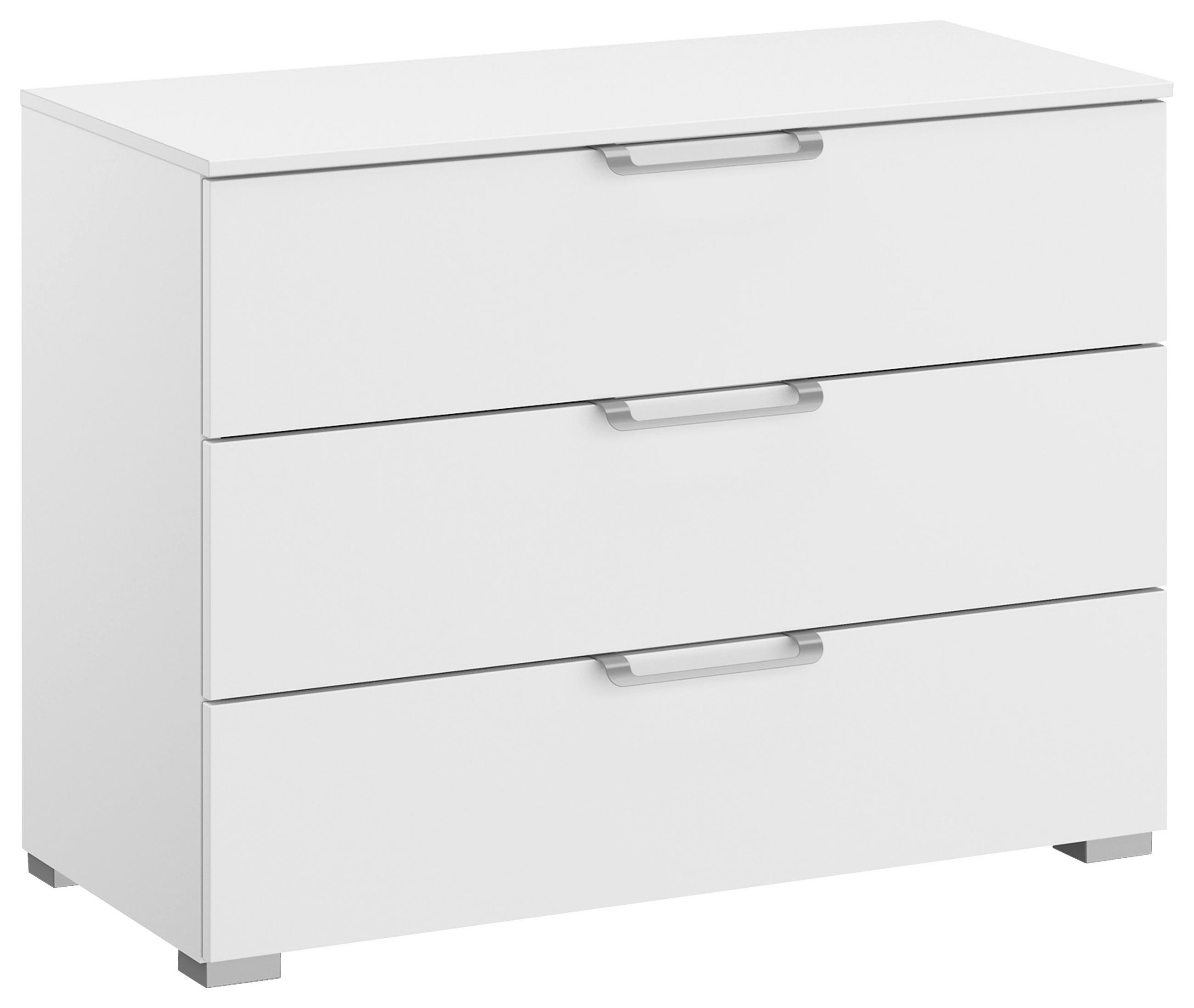 KOMMODE  in 80/61/42 cm  - Silberfarben/Alufarben, Design, Holzwerkstoff/Kunststoff (80/61/42cm) - Novel