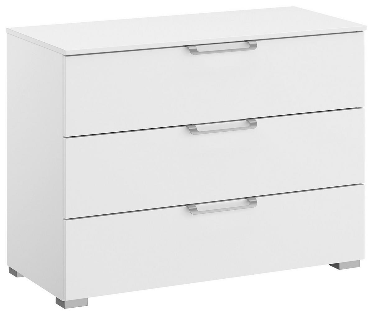 KOMMODE  in 80/61/42 cm  - Silberfarben/Alufarben, Design, Holzwerkstoff/Kunststoff (80/61/42cm) - Novel