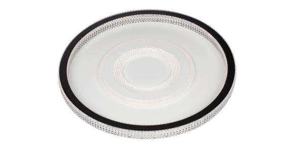 LED-DECKENLEUCHTE 49/6,5 cm - Klar/Schwarz, Trend, Kunststoff/Metall (49/6,5cm) - Novel