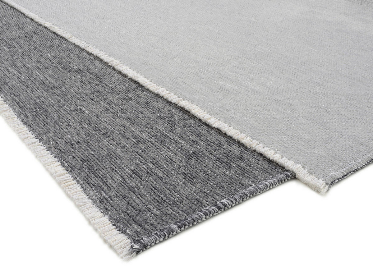FLACHWEBETEPPICH 120/170 cm Grau  - Grau, Design, Textil (120/170cm) - Novel