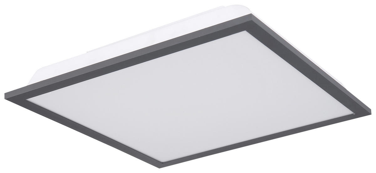 LED-DECKENLEUCHTE 12 W    30/30/6 cm  - Weiss/Opal, Basics, Kunststoff/Metall (30/30/6cm) - Globo