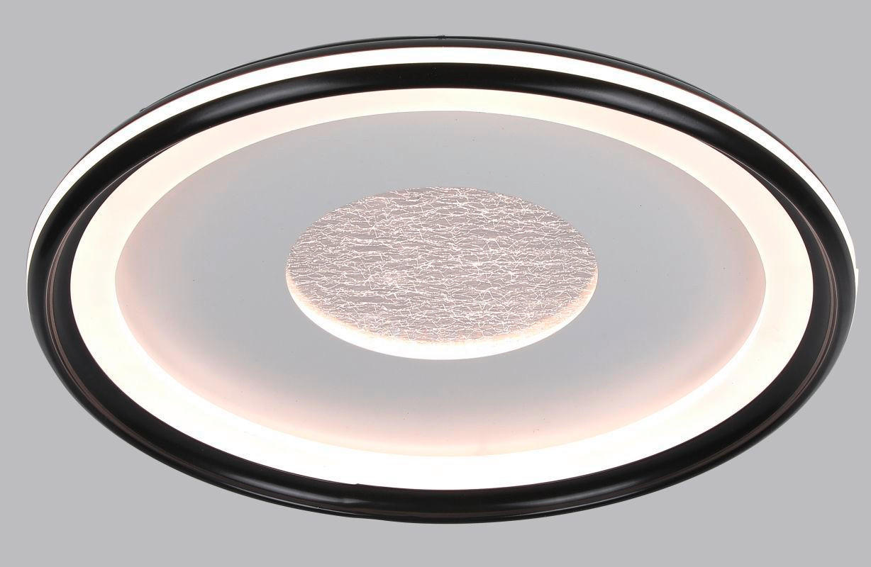 LED SVJETILJKA STROPNA  - crna, Design, metal (35/4,5/35cm)