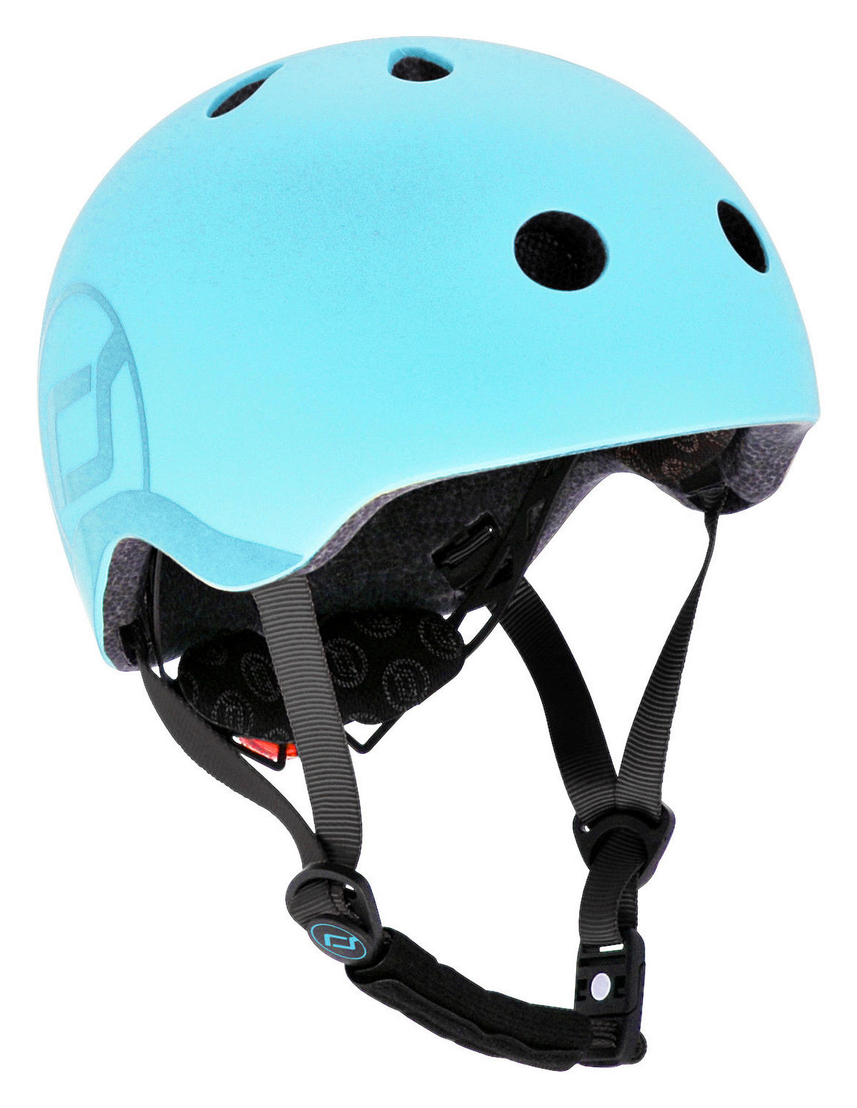 KINDERHELM Safety Helmet  - Blau, Trend, Kunststoff/Textil (S-Mnull) - Scoot and Ride