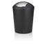TISCHABFALLEIMER 1,7 L - Chromfarben/Schwarz, Basics, Kunststoff (15/21cm)