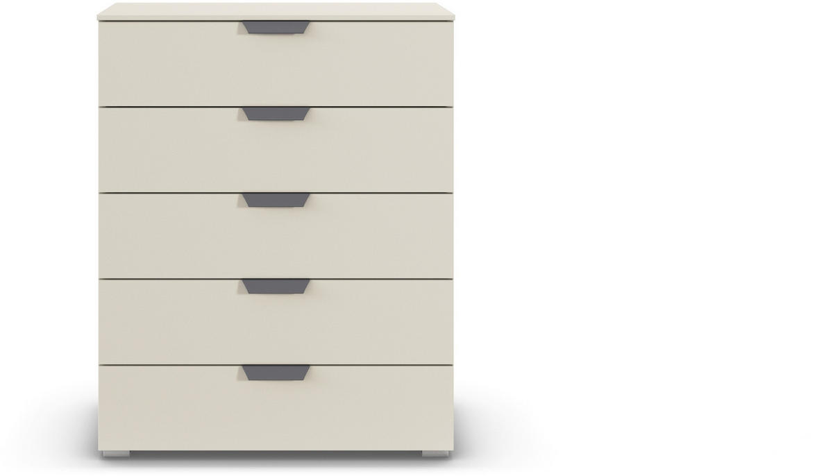 KOMMODE  in 80/100/43 cm  - Champagner/Dunkelgrau, Design, Holzwerkstoff/Metall (80/100/43cm) - Carryhome