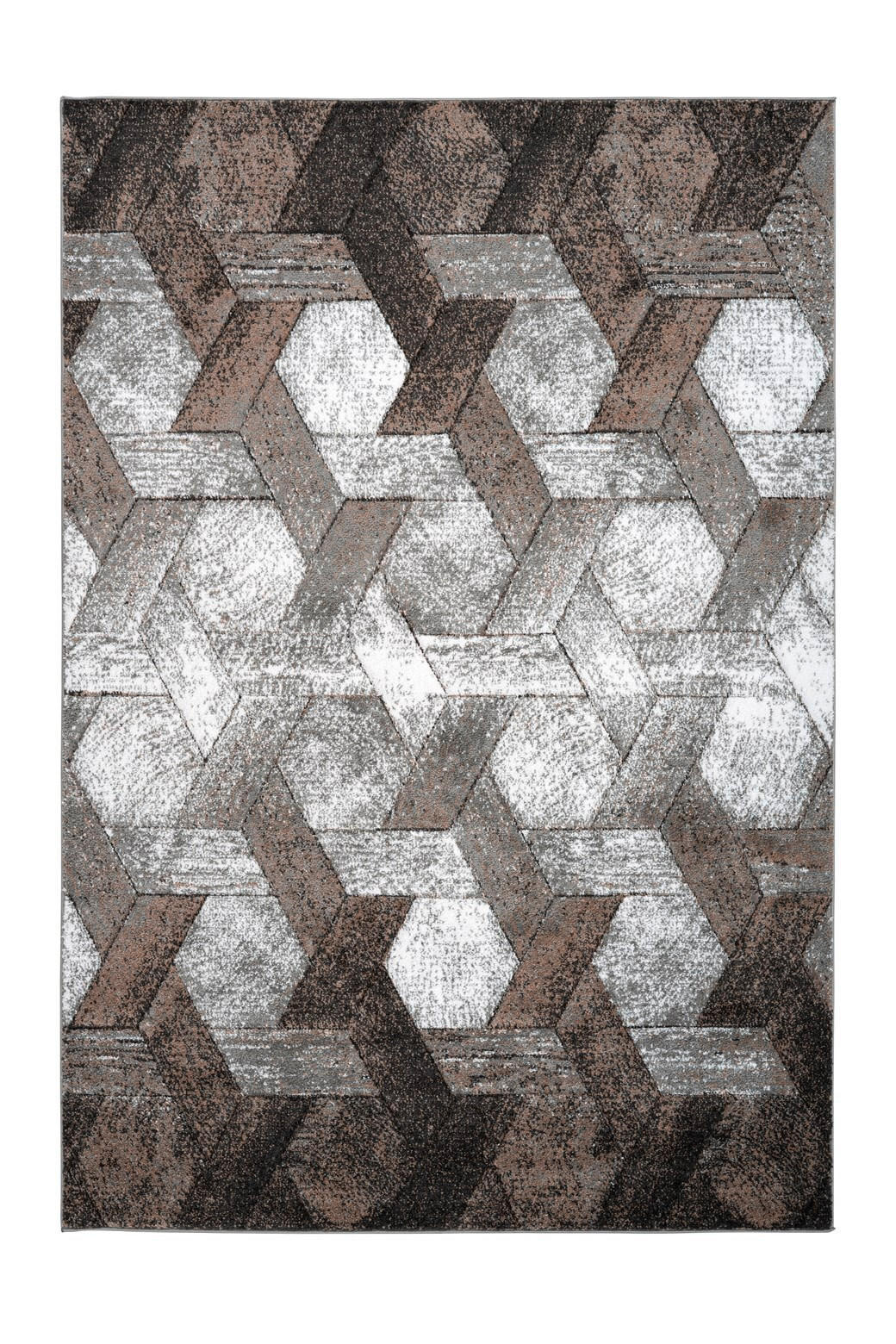 TEPPICH 80/150 cm Dominica Platin / Beige Grau  - Grau, KONVENTIONELL, Textil (80/150cm)