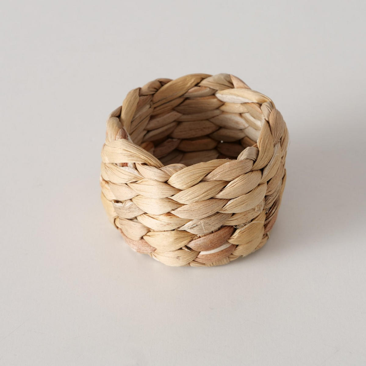 SERVIETTENRING   4 Stück  - Naturfarben, Basics, Naturmaterialien (4,5/3,5cm)