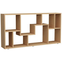 REGAL  116/58/20 cm Buchefarben  - Buchefarben/Silberfarben, Design, Holzwerkstoff/Kunststoff (116/58/20cm) - MID.YOU