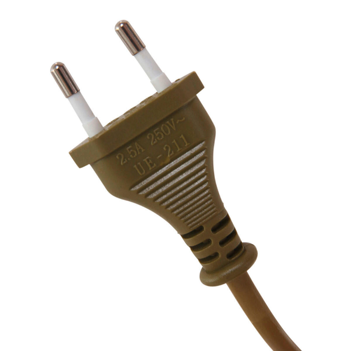 TISCHLEUCHTE Capri 25/45 cm  - Creme/Bronzefarben, KONVENTIONELL, Glas/Metall (25/45cm)