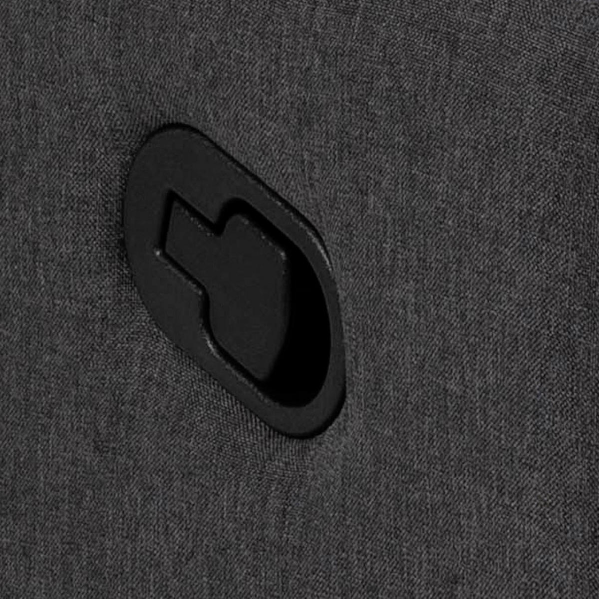 FERNSEHSESSEL in Flachgewebe Grau  - Schwarz/Grau, Konventionell, Textil/Metall (93,5/99/67cm) - MID.YOU