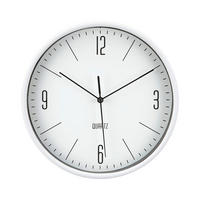 WANDUHR Schwarz  - Schwarz, Basics, Kunststoff (25cm) - Ambia Home