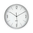 WANDUHR Schwarz  - Schwarz, Basics, Kunststoff (25cm) - Ambia Home