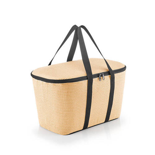 KÜHLTASCHE 20 L  - Beige/Schwarz, Basics, Textil (44,5/24,5/25cm) - Reisenthel