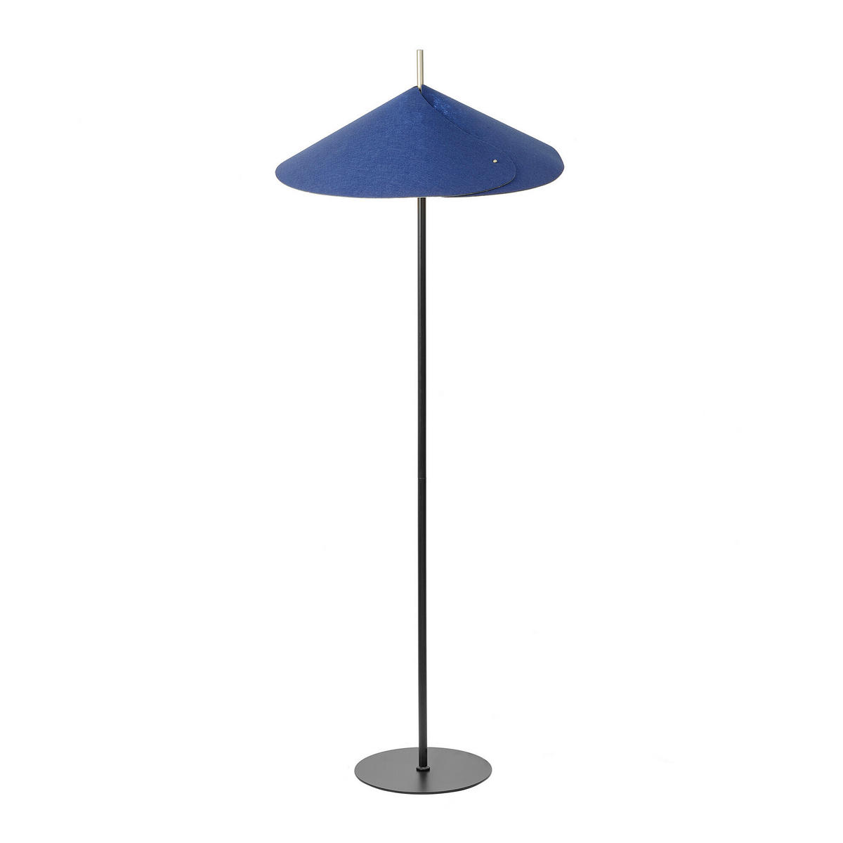 STEHLEUCHTE 50/131,5 cm   - Blau, Basics, Glas/Textil (50/131,5cm) - Osram