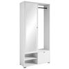 GARDEROBE  in 90/190/33 cm  - Weiss, Trend, Holzwerkstoff (90/190/33cm) - MID.YOU